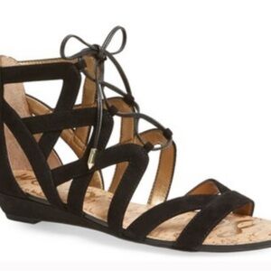 Sam Edelman Dawson Black Gladiator Sandals
